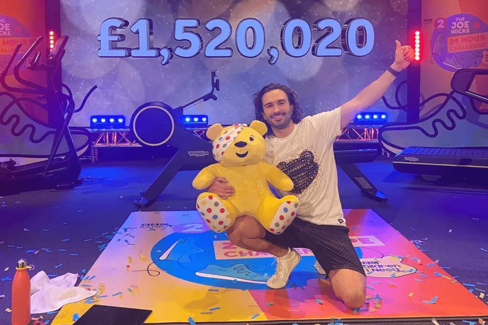 Joe Wicks completes 24 hour PE challenge for BBC Children in Need / Joe Wicks/Instagram