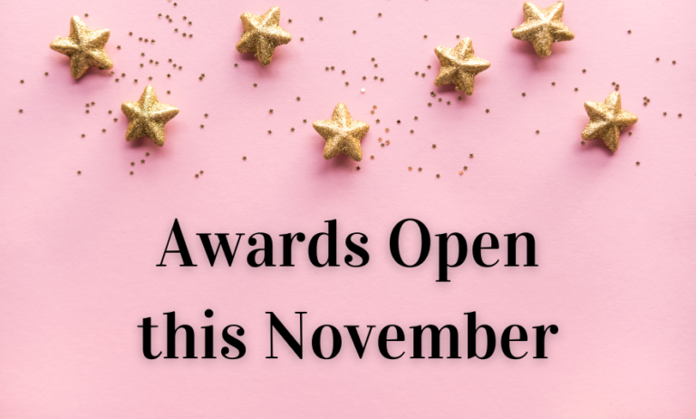 Awards Open in November 2024