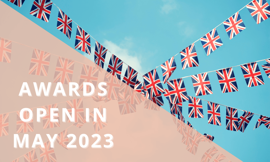 Awards open in May 2023 blog ft image