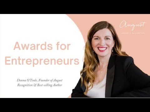 how to win awards as an entrepre