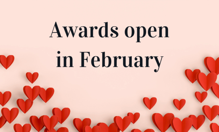 Awards open in February 2025