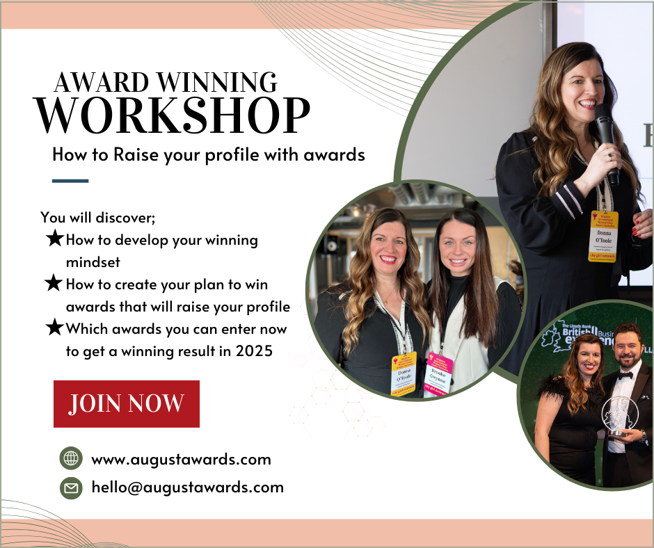 Monthly Award Winning Workshop 1